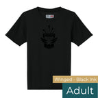 Winged- Black Ink